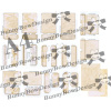 File Folder Journal Anchor Page Kit - Coffee stained and blank templates